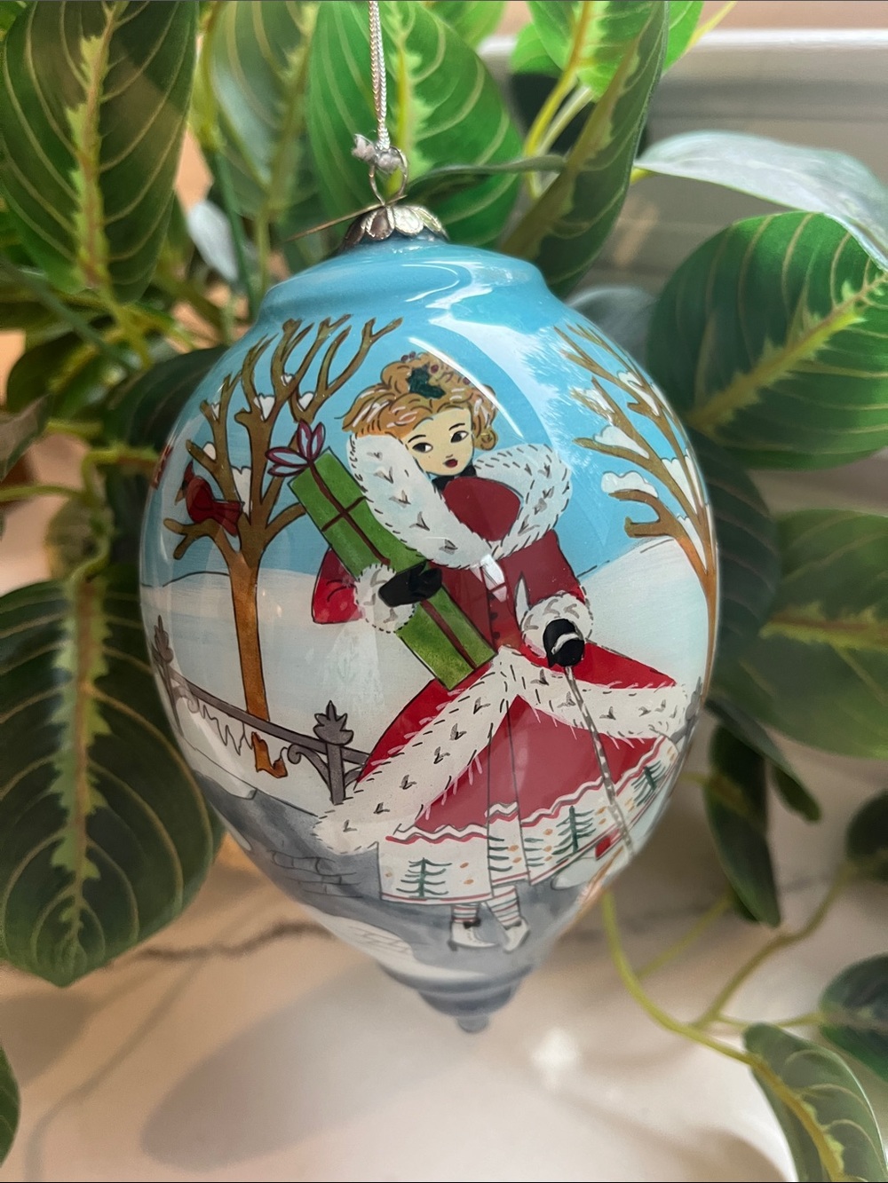 🎄Pier 1 2014 Li Bien Christmas Girl Ornament